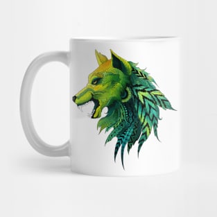 Angry wolf Mug